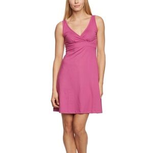 PATAGONIA Women Florita Rubellite Pink Knit V Neck Dress